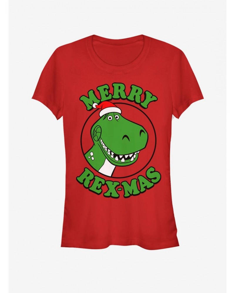 Disney Pixar Toy Story Merry Rexmas Girls T-Shirt $5.02 T-Shirts