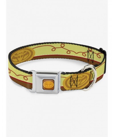 Disney Pixar Toy Story Jessie Bounding Cowboy Buckle Lasso Seatbelt Buckle Dog Collar $8.22 Pet Collars