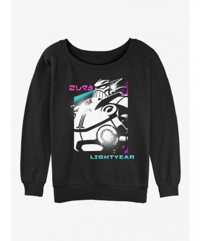 Disney Pixar Lightyear Zurg Portrait Girls Slouchy Sweatshirt $14.46 Sweatshirts