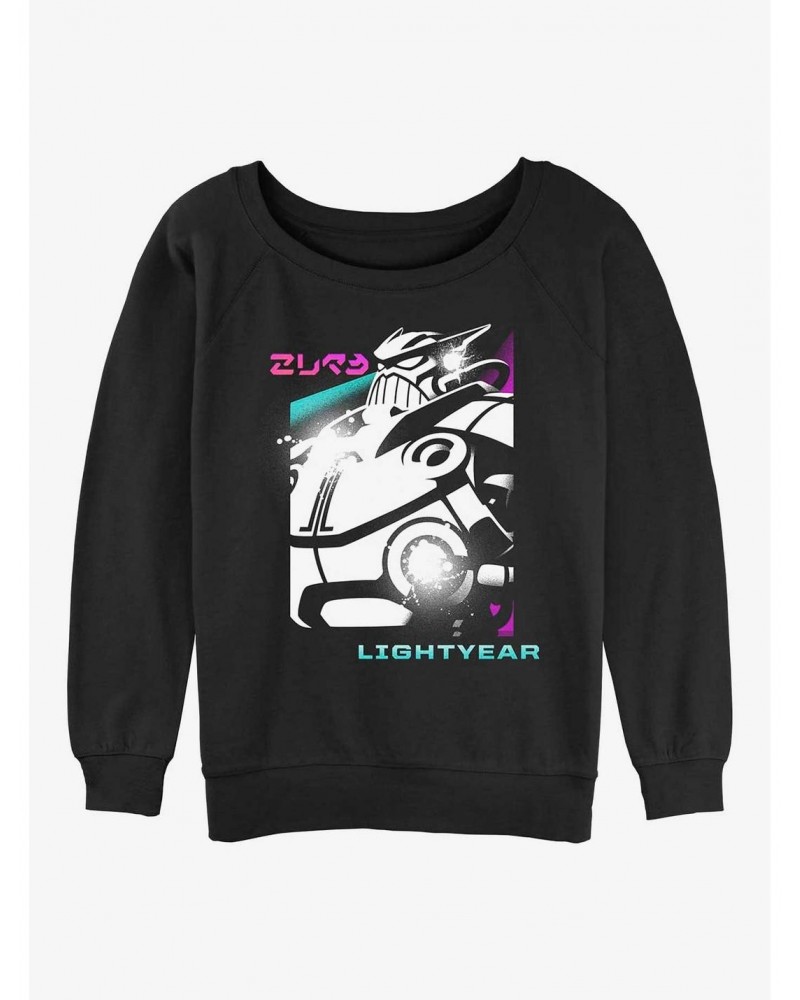 Disney Pixar Lightyear Zurg Portrait Girls Slouchy Sweatshirt $14.46 Sweatshirts