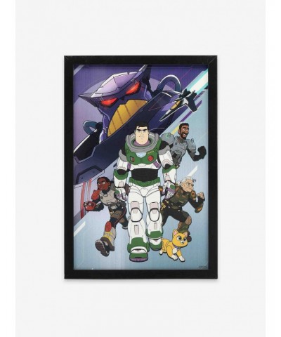 Disney Pixar Lightyear Lineup Framed Wood Wall Decor $12.45 Décor