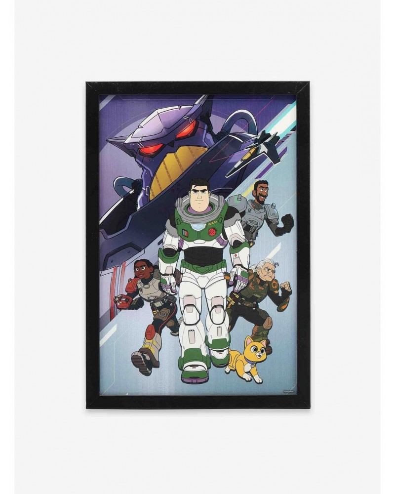 Disney Pixar Lightyear Lineup Framed Wood Wall Decor $12.45 Décor