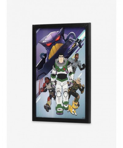 Disney Pixar Lightyear Lineup Framed Wood Wall Decor $12.45 Décor