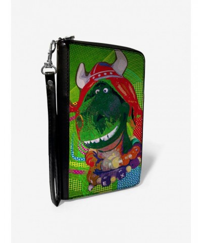 Disney Pixar Toy Story Partysaurus Rex Zip Around Wallet $14.66 Wallets