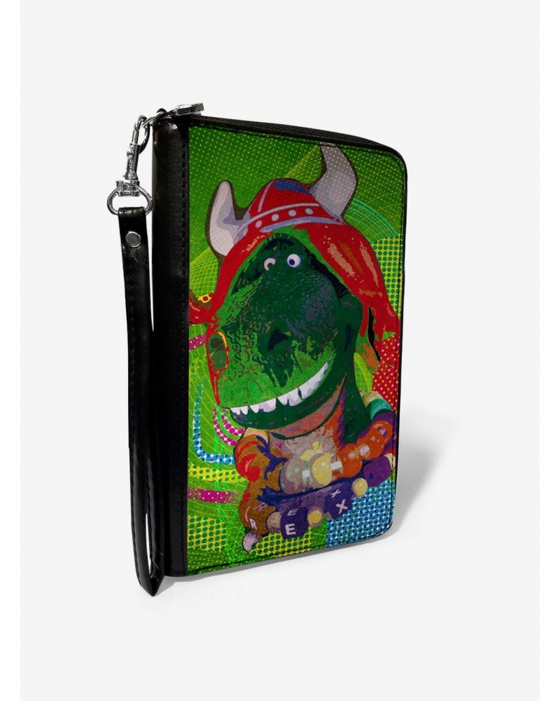 Disney Pixar Toy Story Partysaurus Rex Zip Around Wallet $14.66 Wallets