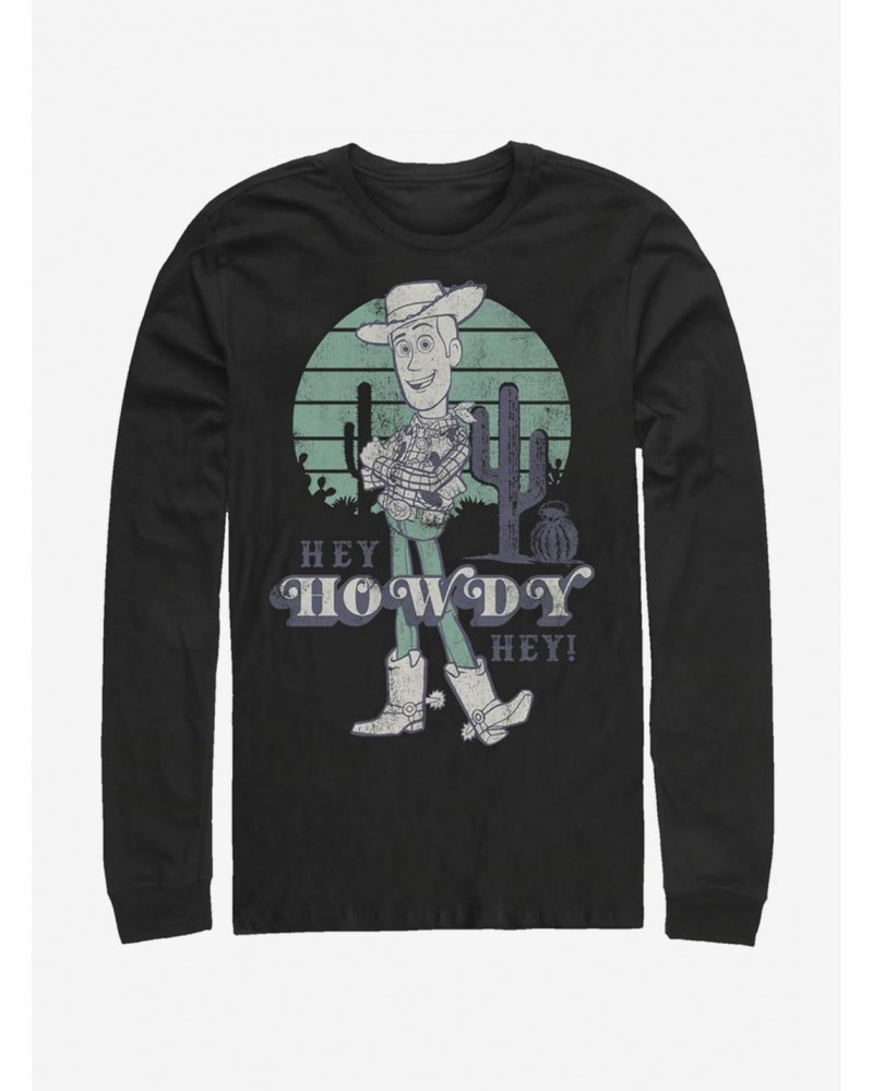 Disney Pixar Toy Story 4 Howdy Hey Long-Sleeve T-Shirt $12.11 T-Shirts