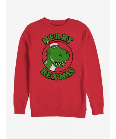 Disney Pixar Toy Story Merry Rexmas Sweatshirt $9.74 Sweatshirts