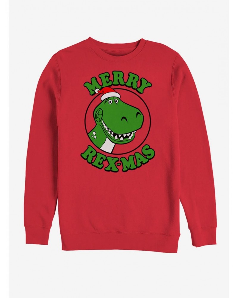 Disney Pixar Toy Story Merry Rexmas Sweatshirt $9.74 Sweatshirts