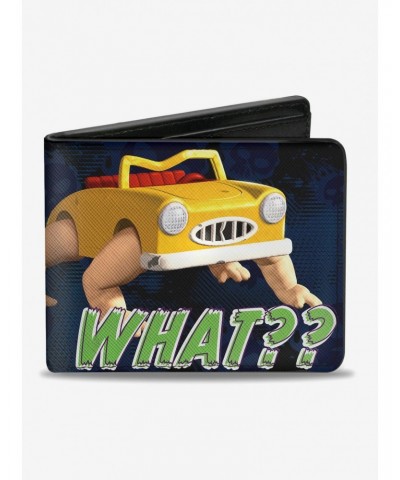 Disney Pixar Toy Story Walking Car and Sids Flaming Skull Bifold Wallet $10.24 Wallets