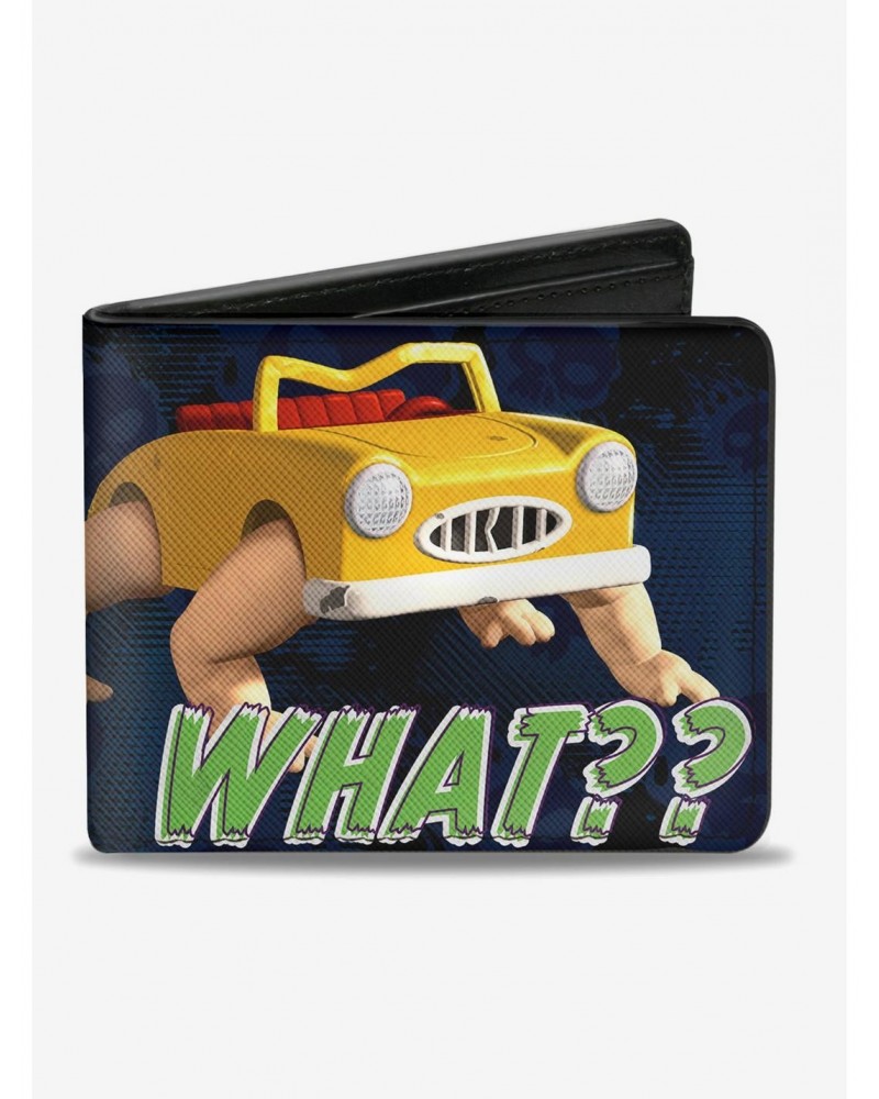 Disney Pixar Toy Story Walking Car and Sids Flaming Skull Bifold Wallet $10.24 Wallets