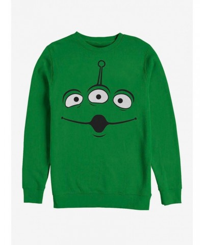 Disney Pixar Toy Story Alien Face Crew Sweatshirt $11.22 Sweatshirts