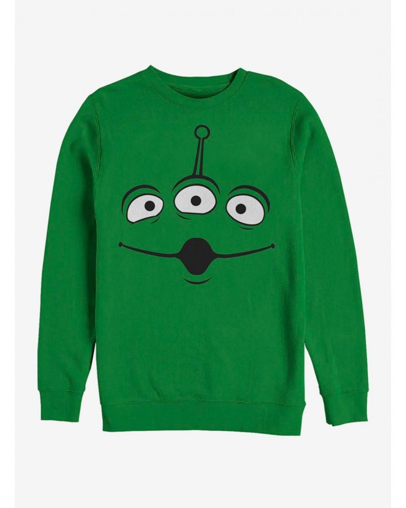 Disney Pixar Toy Story Alien Face Crew Sweatshirt $11.22 Sweatshirts