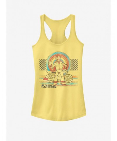 Disney Pixar Toy Story 4 Ride 4 Lyfe Girls Banana Yellow Tank Top $8.76 Tops