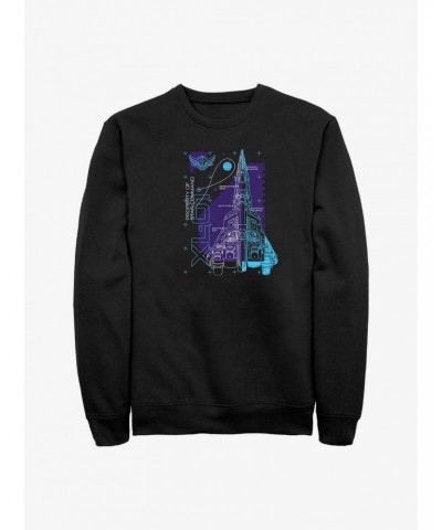 Disney Pixar Lightyear Ship Schematic Sweatshirt $10.04 Sweatshirts