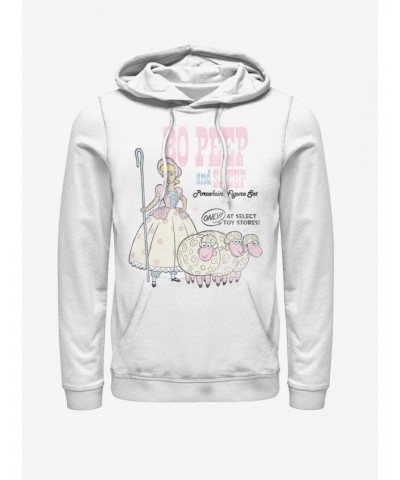 Disney Pixar Toy Story 4 Bo Peep And Sheep White Hoodie $15.45 Hoodies