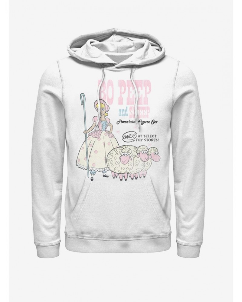 Disney Pixar Toy Story 4 Bo Peep And Sheep White Hoodie $15.45 Hoodies