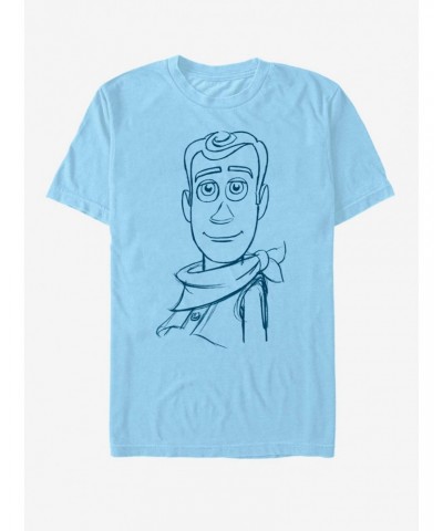 Disney Pixar Toy Story Woody Sketch T-Shirt $4.85 T-Shirts