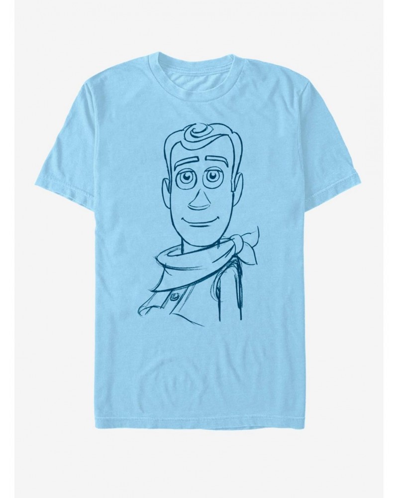 Disney Pixar Toy Story Woody Sketch T-Shirt $4.85 T-Shirts