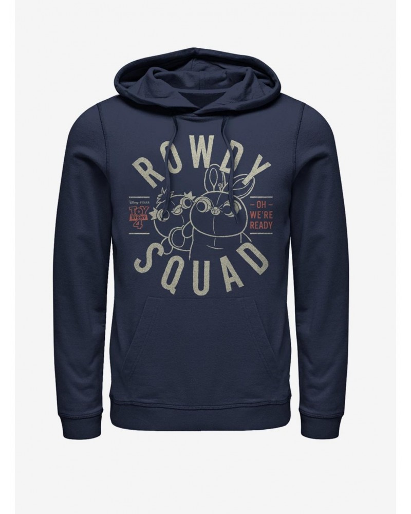 Disney Pixar Toy Story 4 Rowdy Squad Navy Blue Hoodie $16.88 Hoodies