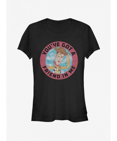 Disney Pixar Toy Story Friend in Me Woody Circle Girls T-Shirt $6.96 T-Shirts