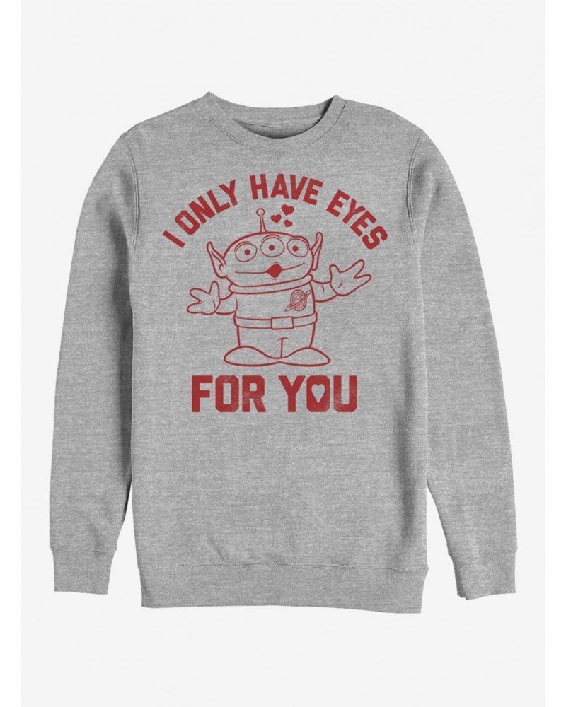 Disney Pixar Toy Story Eyes For You Crew Sweatshirt $14.76 Sweatshirts