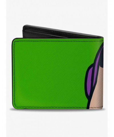 Disney Pixar Toy Story Buzz Lightyear Expression Close Up Bifold Wallet $8.78 Wallets