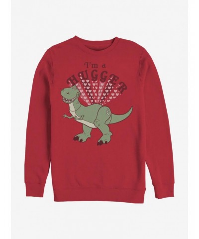 Disney Pixar Toy Story Hugger Rex Crew Sweatshirt $8.86 Sweatshirts