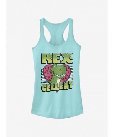 Disney Pixar Toy Story Rexcellent Heart Girls Tank $8.57 Tanks