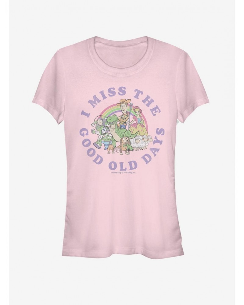 Disney Pixar Toy Story 4 Good Old Days Girls Light Pink T-Shirt $5.99 T-Shirts