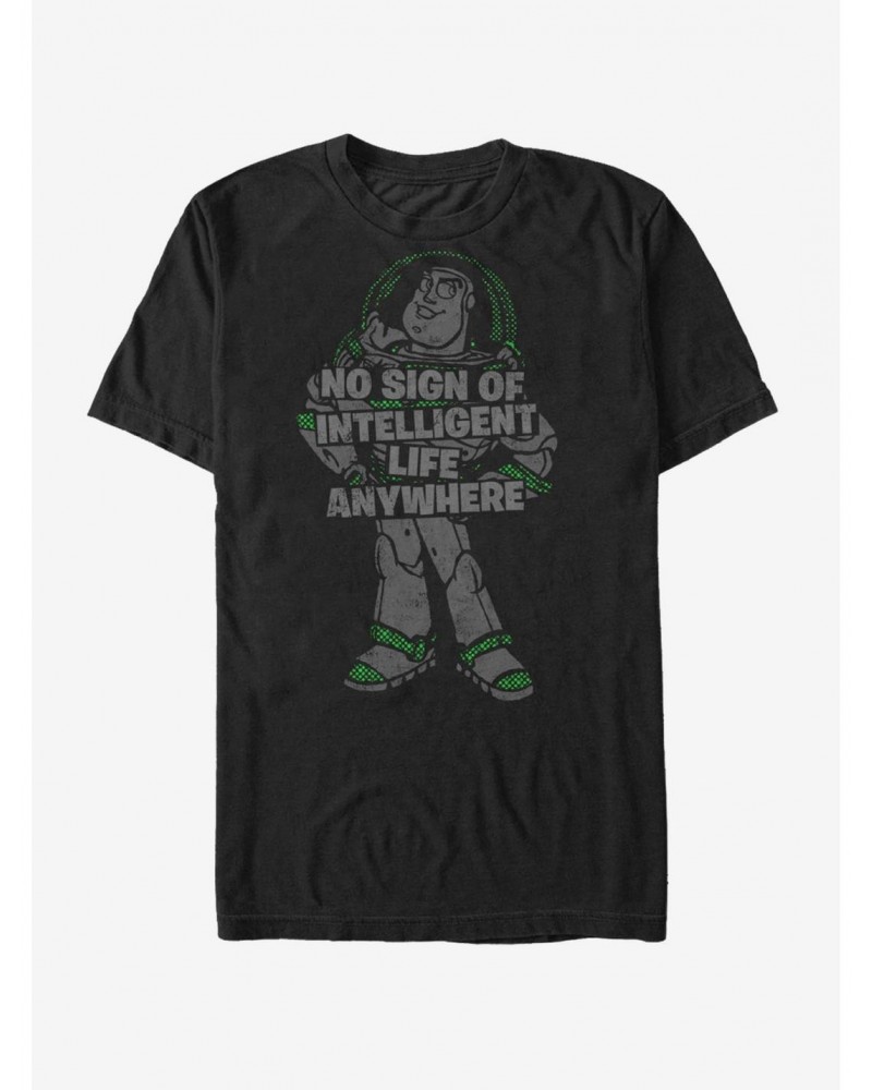 Toy Story Buzz Lightyear No Sign of Intelligent Life T-Shirt $7.93 T-Shirts