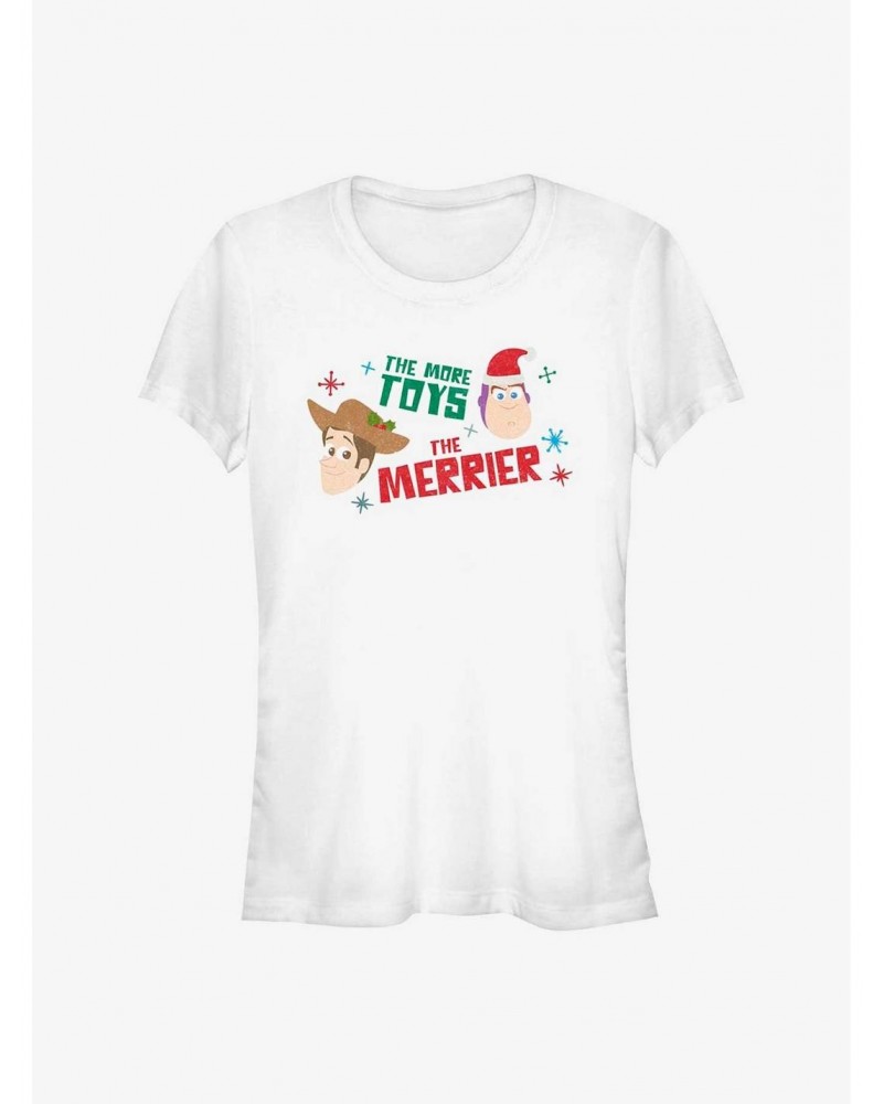 Disney Pixar Toy Story More Toys The Merrier Girls T-Shirt $6.47 T-Shirts