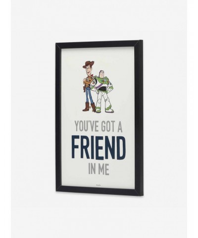 Disney Pixar Toy Story You've Got A Friend In Me Woody & Buzz Framed Wall Decor $14.78 Décor