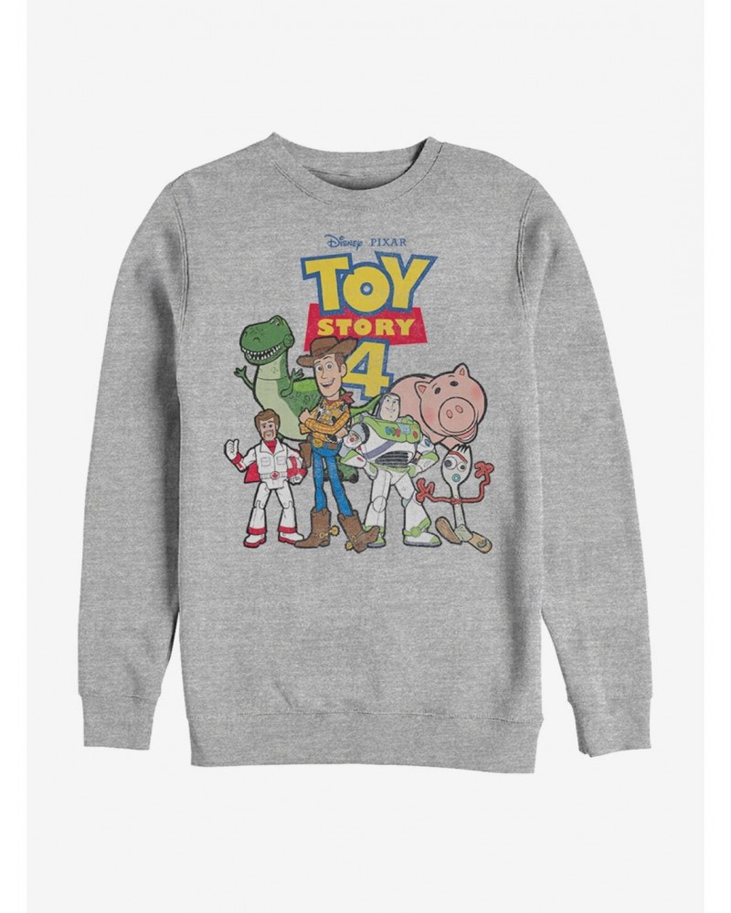 Disney Pixar Toy Story 4 Toy Crew Sweatshirt $10.04 Sweatshirts