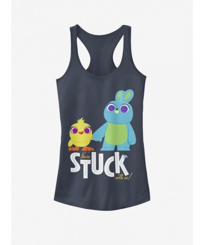 Disney Pixar Toy Story 4 Stuck With Us Girls Indigo Tank Top $9.56 Tops