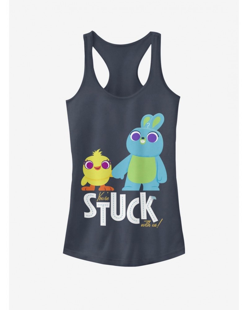 Disney Pixar Toy Story 4 Stuck With Us Girls Indigo Tank Top $9.56 Tops