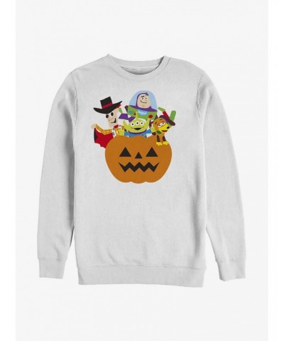 Disney Pixar Toy Story Pumpkin Surprise Characters Sweatshirt $11.81 Sweatshirts