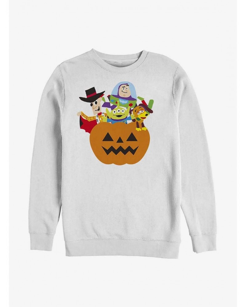 Disney Pixar Toy Story Pumpkin Surprise Characters Sweatshirt $11.81 Sweatshirts