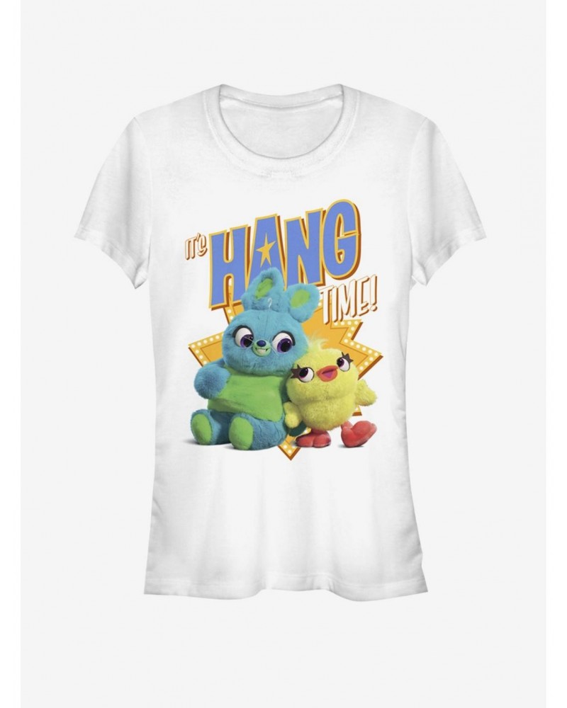 Disney Pixar Toy Story 4 Hang Time Girls White T-Shirt $6.80 T-Shirts