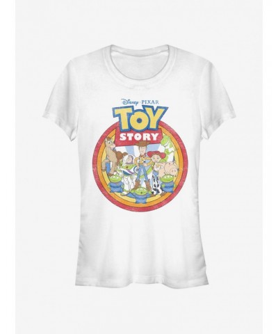 Disney Pixar Toy Story 4 Group Toys Girls T-Shirt $8.09 T-Shirts