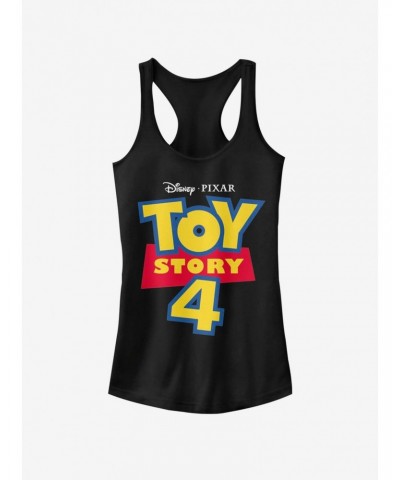 Disney Pixar Toy Story 4 Full Color Logo Girls Tank $8.76 Tanks