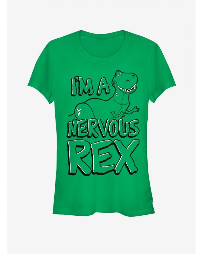 Disney Pixar Toy Story Nervous Rex Girls T-Shirt $6.47 T-Shirts