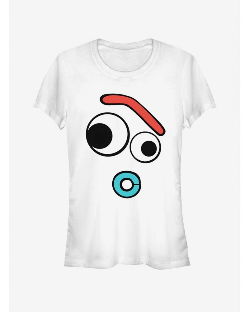 Disney Pixar Toy Story Big Face Curious Forky Girls T-Shirt $7.60 T-Shirts