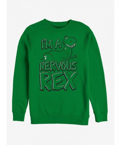 Disney Pixar Toy Story Nervous Rex Sweatshirt $9.15 Sweatshirts