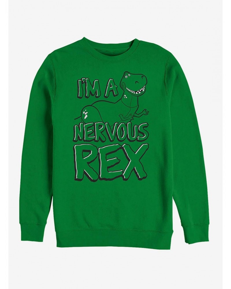 Disney Pixar Toy Story Nervous Rex Sweatshirt $9.15 Sweatshirts