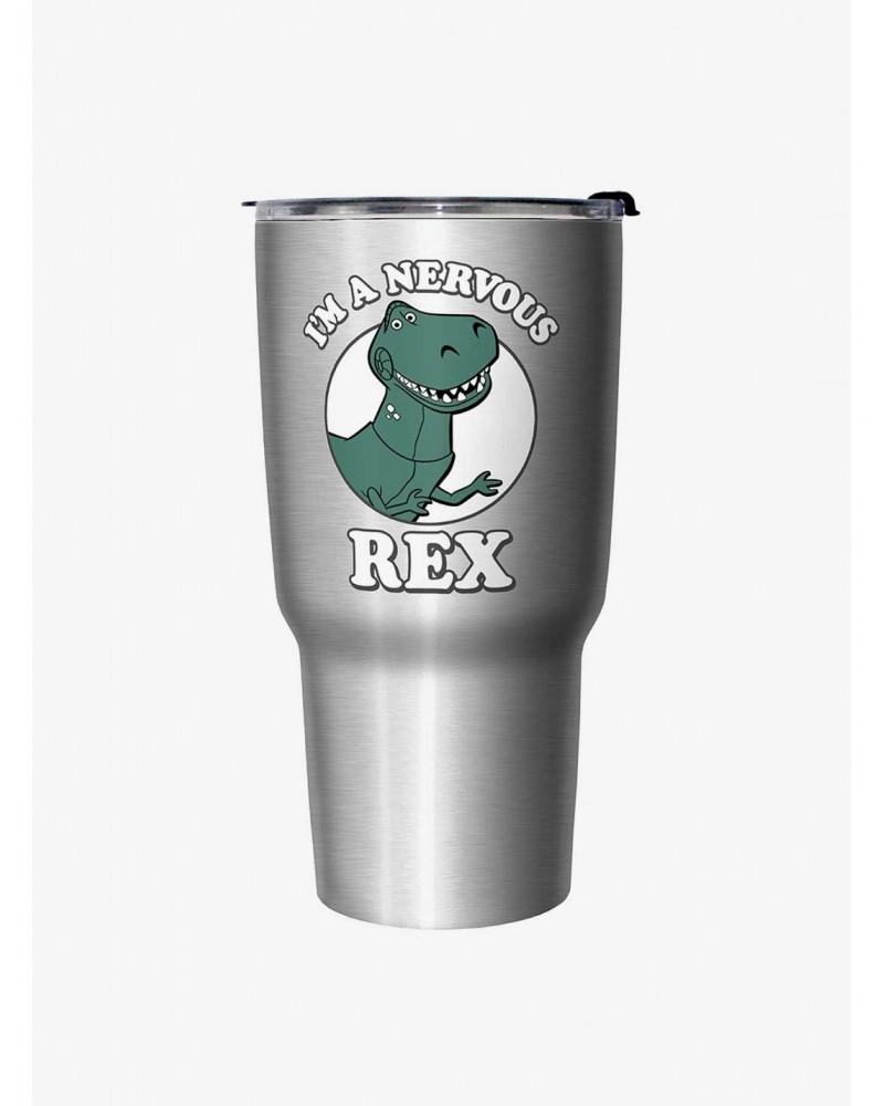 Disney Pixar Toy Story Nervous Rex Travel Mug $8.13 Mugs