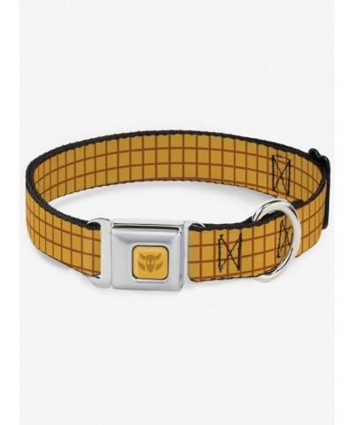 Disney Pixar Toy Story Woody Bounding Plaid Shirt Seatbelt Buckle Dog Collar $12.20 Pet Collars