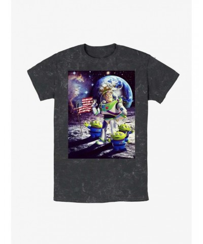 Disney Pixar Toy Story Moon Guy Mineral Wash T-Shirt $7.07 T-Shirts