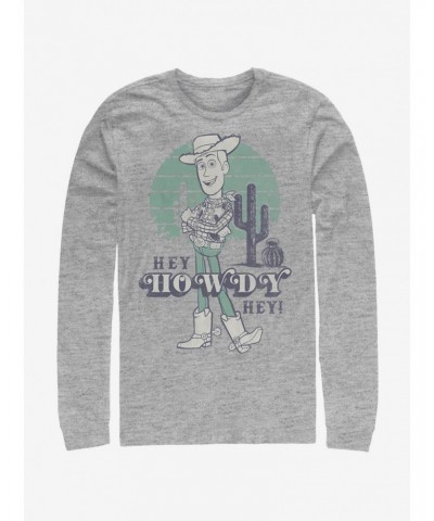 Disney Pixar Toy Story 4 Howdy Hey Long-Sleeve T-Shirt $10.26 T-Shirts