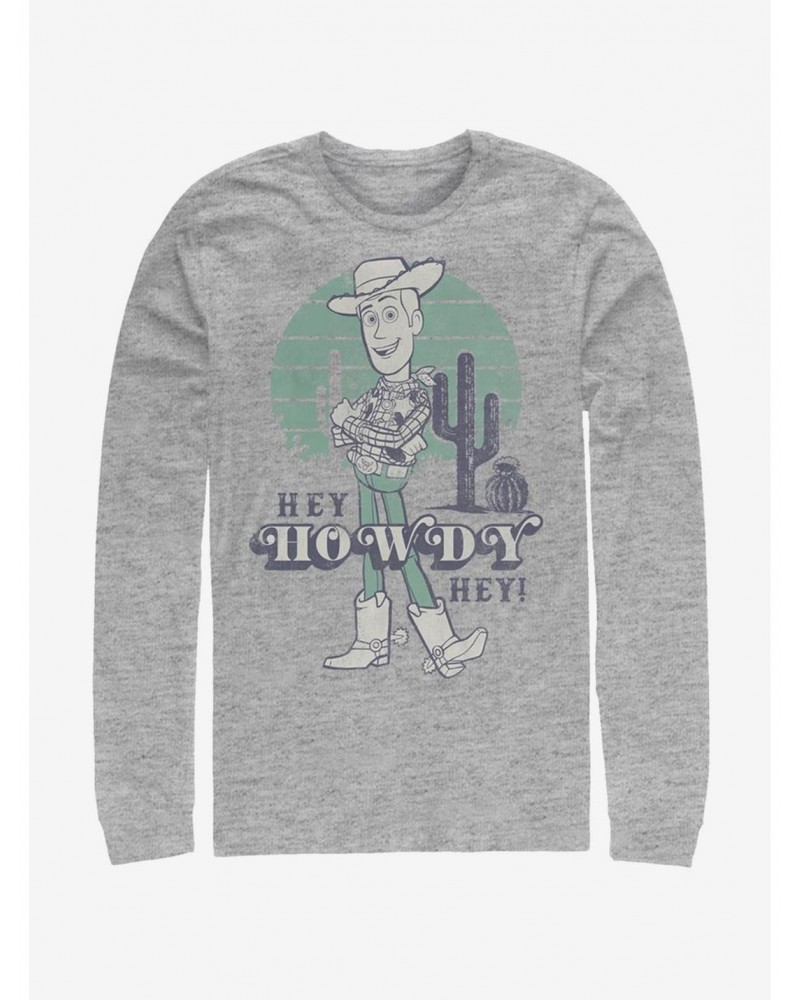 Disney Pixar Toy Story 4 Howdy Hey Long-Sleeve T-Shirt $10.26 T-Shirts