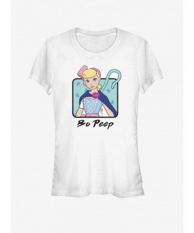 Disney Pixar Toy Story 4 Bo Peep Cloak Girls White T-Shirt $6.47 T-Shirts